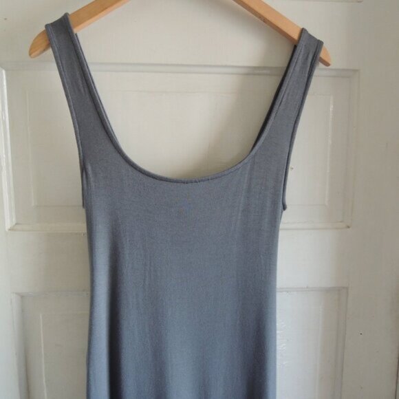 Modern Citizen Slate Gray Kelis Tie Waist Maxi Dress M - Picture 6 of 12